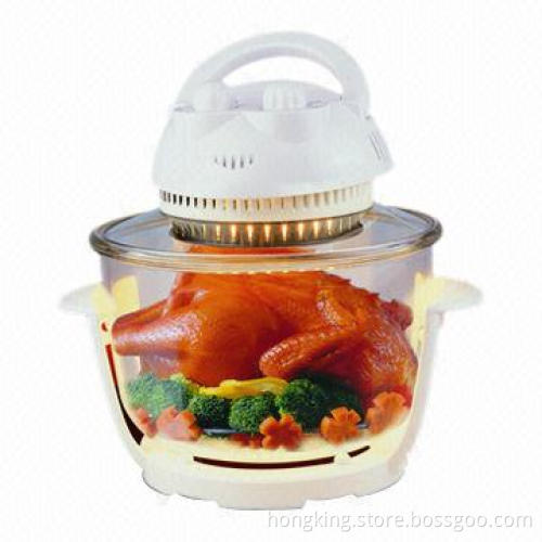 Halogen Oven with Halogen Heater, Infrared Light and Convection Air
